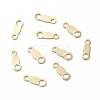 Brass Chain Tabs KK-L205-01G-1
