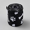 5M Cloth Paw Print Printed Ribbon OCOR-TAC0015-18A-1