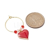 Valentine's Day Alloy Enamel Wine Glass Charms AJEW-JO00207-5