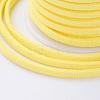 3x1.5mm Yellow Flat Faux Suede Cord X-LW-R003-38-5