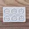 Halloween Pumpkin Silicone Pendant Molds DIY-E055-23-2