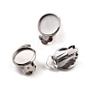 Non-Tarnish 316 Stainless Steel Clip-on Earring Findings STAS-I187-02E-P-2