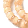 Natural Selenite Beads Strands G-B103-A01-03-3