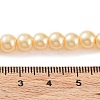 Baking Paint Pearlized Glass Pearl Round Bead Strands LS-HY-Q003-6mm-61-5