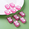 Transparent Acrylic Beads X-MACR-S374-07B-02-6