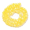 Baking Electroplate Glass Beads Strands X-DGLA-A039-J10mm-B23-2