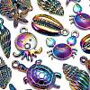 20Pcs 10 Style Alloy Pendants FIND-LS0001-22MC-4