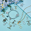 120 Sets 20 Styles Tibetan Style Alloy Toggle Clasps FIND-SP0004-65-4