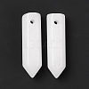 Natural White Jade Pointed Pendants G-D460-01V-3