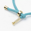 Cotton Twisted Cord Bracelet Making X-MAK-L012-01-2