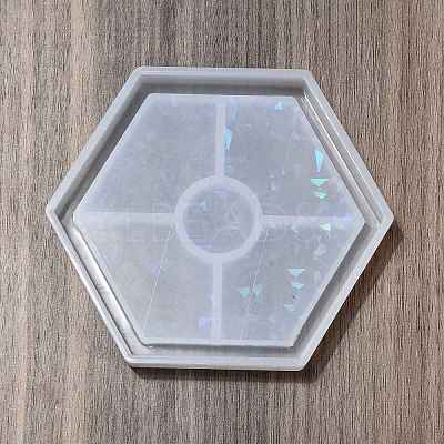 Silicone Laser Effect Cup Mat Molds X-DIY-C061-03A-1