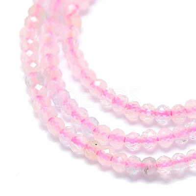 Natural Morganite Beads Strands G-G106-A21-01-1