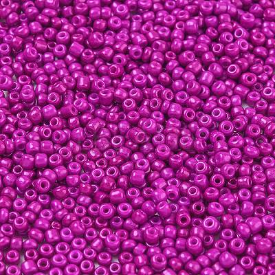 Baking Paint Glass Seed Beads SEED-S002-K21-1