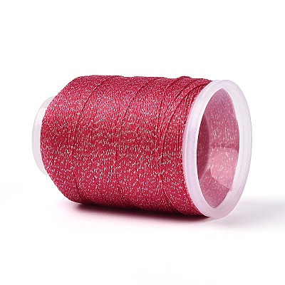 200M 6-Ply Sparkle Polyester Cord with Metallic Thread OCOR-T019-01A-08-1