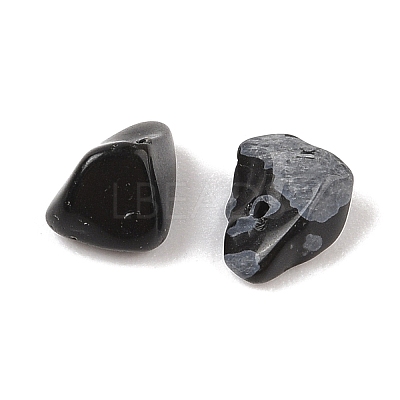 Natural Snowflake Obsidian Chip Beads G-XCP0001-27-1