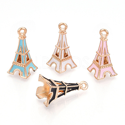 Alloy Enamel Pendants ENAM-N056-400-1
