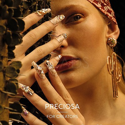 Preciosa&reg Crystal Hotfix Flatback Stones Y-PRC-HSS16-10210-200-1
