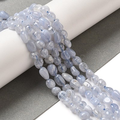 Natural Blue Lace Agate Beads Strands G-L608-A02-01A-1