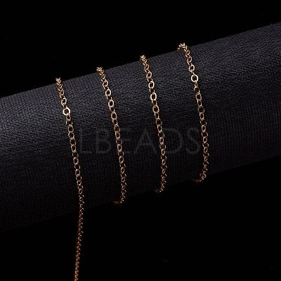 Brass Cable Chains CHC-S003-08G-1