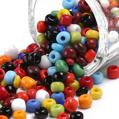 6/0 Glass Seed Beads SEED-US0003-4mm-51-1
