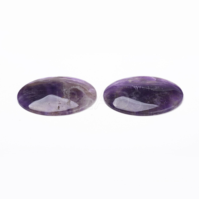 Natural Amethyst Cabochons G-L553-22B-1