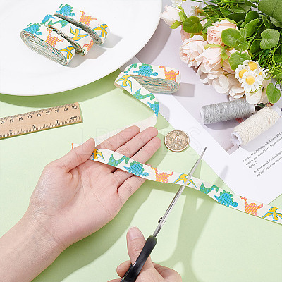 Cotton Printed Ribbon OCOR-WH0110-37A-1