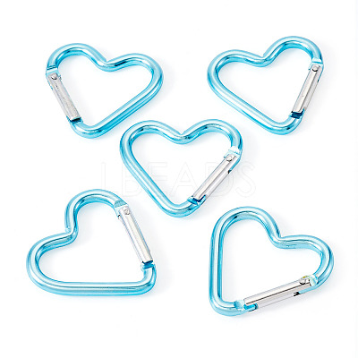 5Pcs Zinc Alloy Spring Gate Rings FIND-TA0009-73L-1