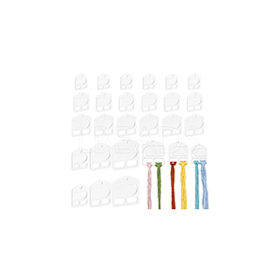 36Pcs 3 Styles Acrylic Thread Winding Boards AJEW-NB0005-83-1