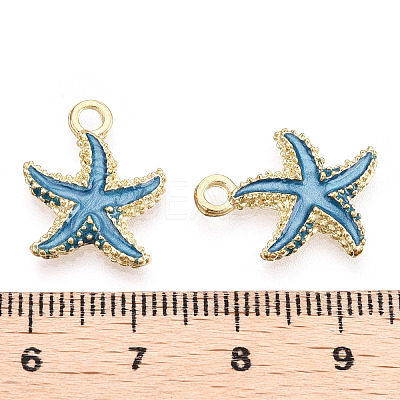 Alloy Enamel Pendants PALLOY-T056-08A-1