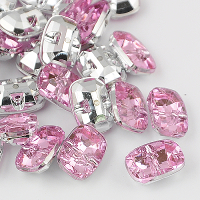 Taiwan Acrylic Rhinestone Buttons BUTT-F019-16mm-22-1