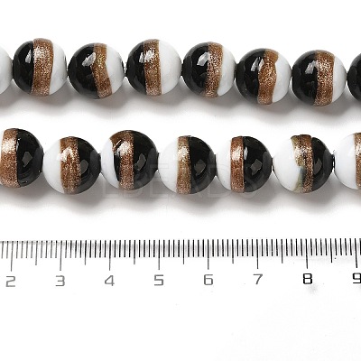 Lampwork Beads Strands LAMP-E036-07F-1
