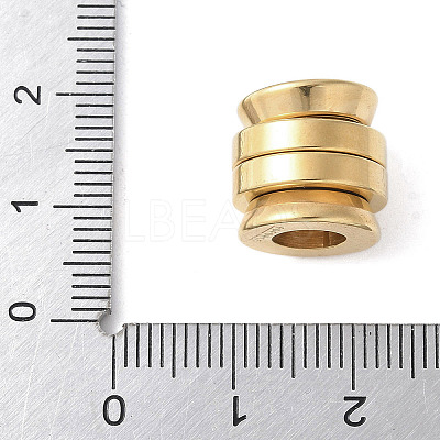 304 Stainless Steel European Beads STAS-S162-10G-1