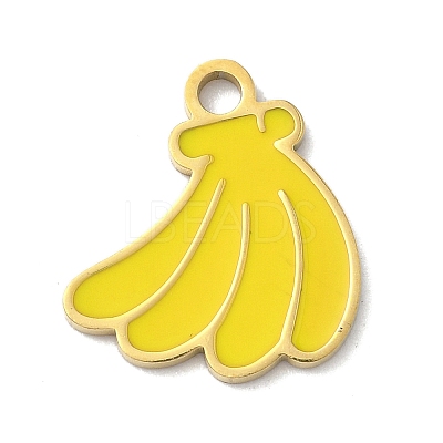 304 Stainless Steel Fruit Enamel Pendants LS-STAS-G362-04G-05-1