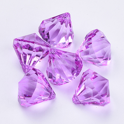 Transparent Acrylic Pendants TACR-Q260-D-V-1