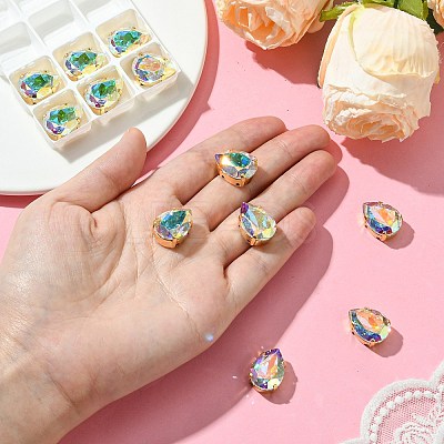 Preciosa&reg MAXIMA Crystal Sew-On Cups LS-Y-PRC-SD18-00030-200-G-1