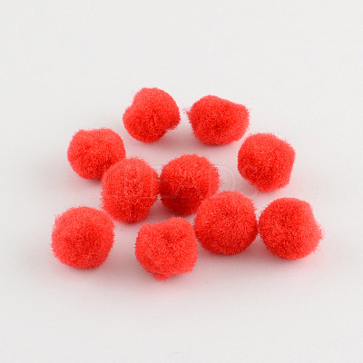 DIY Doll Craft Pom Pom Yarn Pom Pom Balls AJEW-S006-12mm-M-1