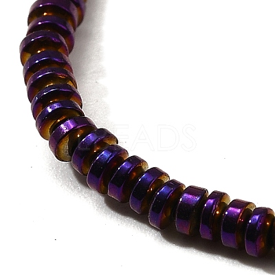 Electroplated Synthetic Non-magnetic Hematite Beads Strands X-G-L613-G01-01D-1