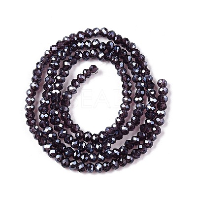Electroplate Glass Beads Strands EGLA-A044-T1mm-A15-1