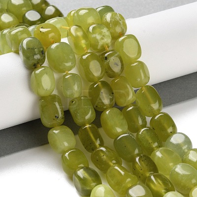 Natural Lemon Jade Beads Strands X-G-P497-01D-04-1