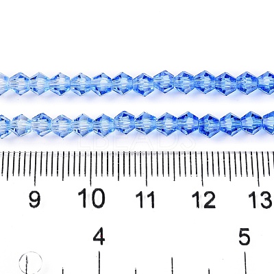 Gradient Color Baking Paint Glass Bead Strands X-DGLA-A039-T2mm-A020-1