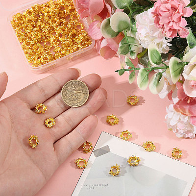 100Pcs Alloy Spacer Beads FIND-CA0011-55-1