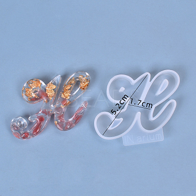 Letter DIY Silicone Molds LS-DIY-I034-08H-1