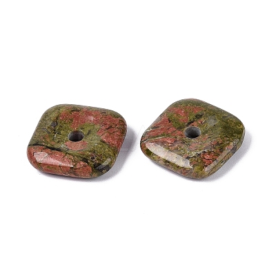 Natural Unakite Pendants G-Q602-02C-1