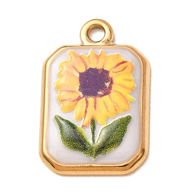 Printed 304 Stainless Steel Pendants SA-CBA9CF9-02G-C-1