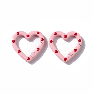 Spray Painted Alloy Spring Gate Rings X1-PALLOY-F293-03-1