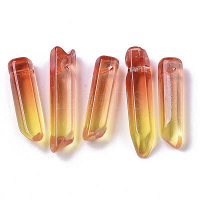 Two Tone Glass Beads GLAA-S167-13B-1