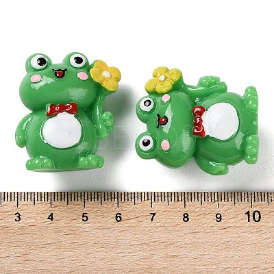 Cartoon Cute Resin 3D Frog Figurines RESI-Z024-01A-1