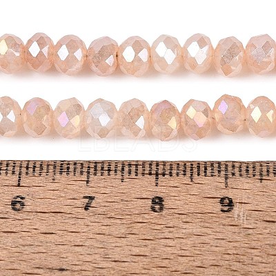 Electroplate Crackle Imitation Jade Glass Beads Strands LS-EGLA-Q131-02B-07-1