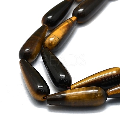 Natural Tiger Eye Beads Strands G-E576-34-1