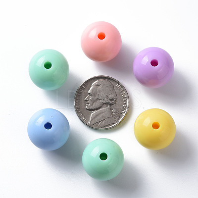Opaque Acrylic Beads X-MACR-S370-C16mm-M1-1